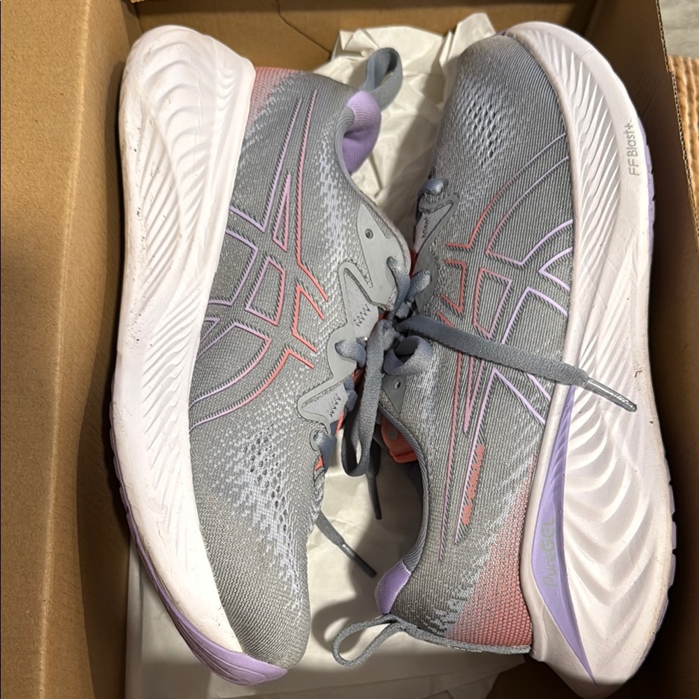 Asics Sheet Rock/Papaya Athletic Shoes